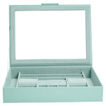 Sofia Jewellery Box with Window - Aurum Jewels