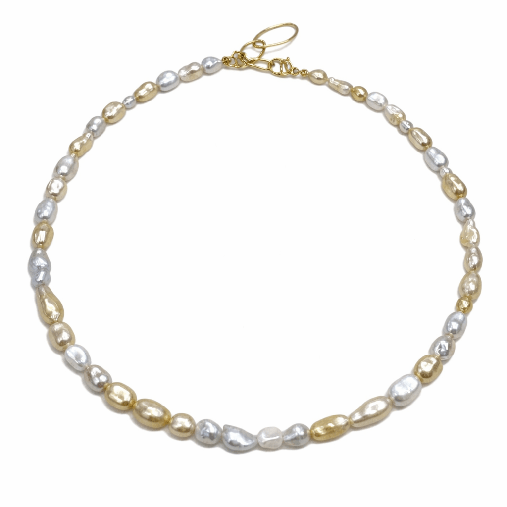 South Sea Multi Coloured Keshi Strand - Aurum Jewels