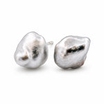 Tahitian 8 - 8.5mm Keshi Pearl Stud Earrings - Aurum Jewels