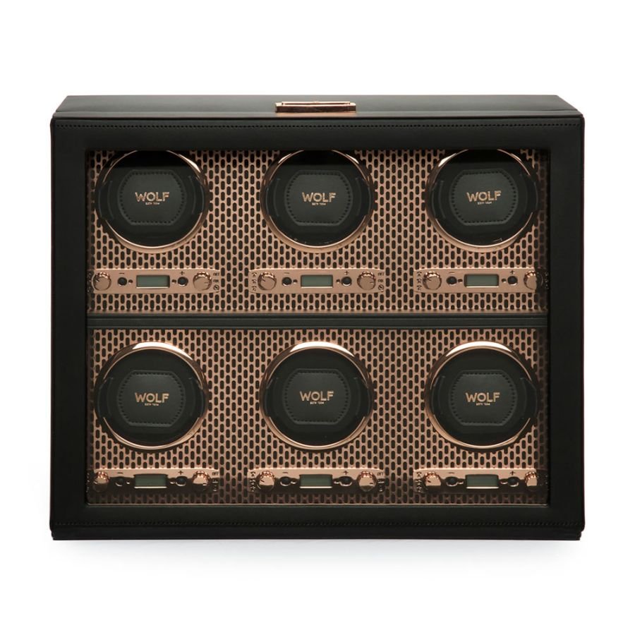 Wolf Axis 6 Piece Watch Winder - Aurum Jewels