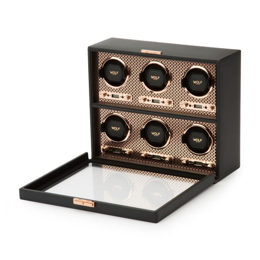 Wolf Axis 6 Piece Watch Winder - Aurum Jewels