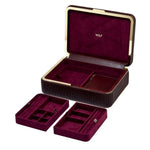 WOLF Bella Medium Jewellery Box Bordeaux - Aurum Jewels