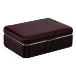 WOLF Bella Medium Jewellery Box Bordeaux - Aurum Jewels