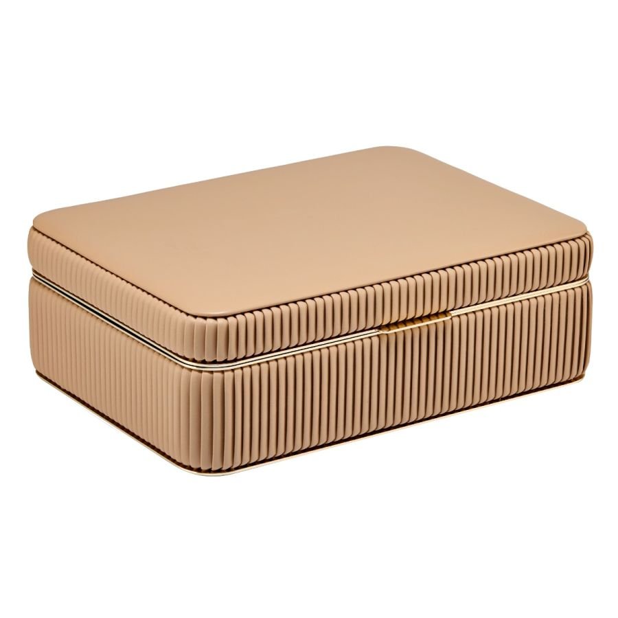 Wolf Bella Medium Jewellery Box in Mocha - Aurum Jewels
