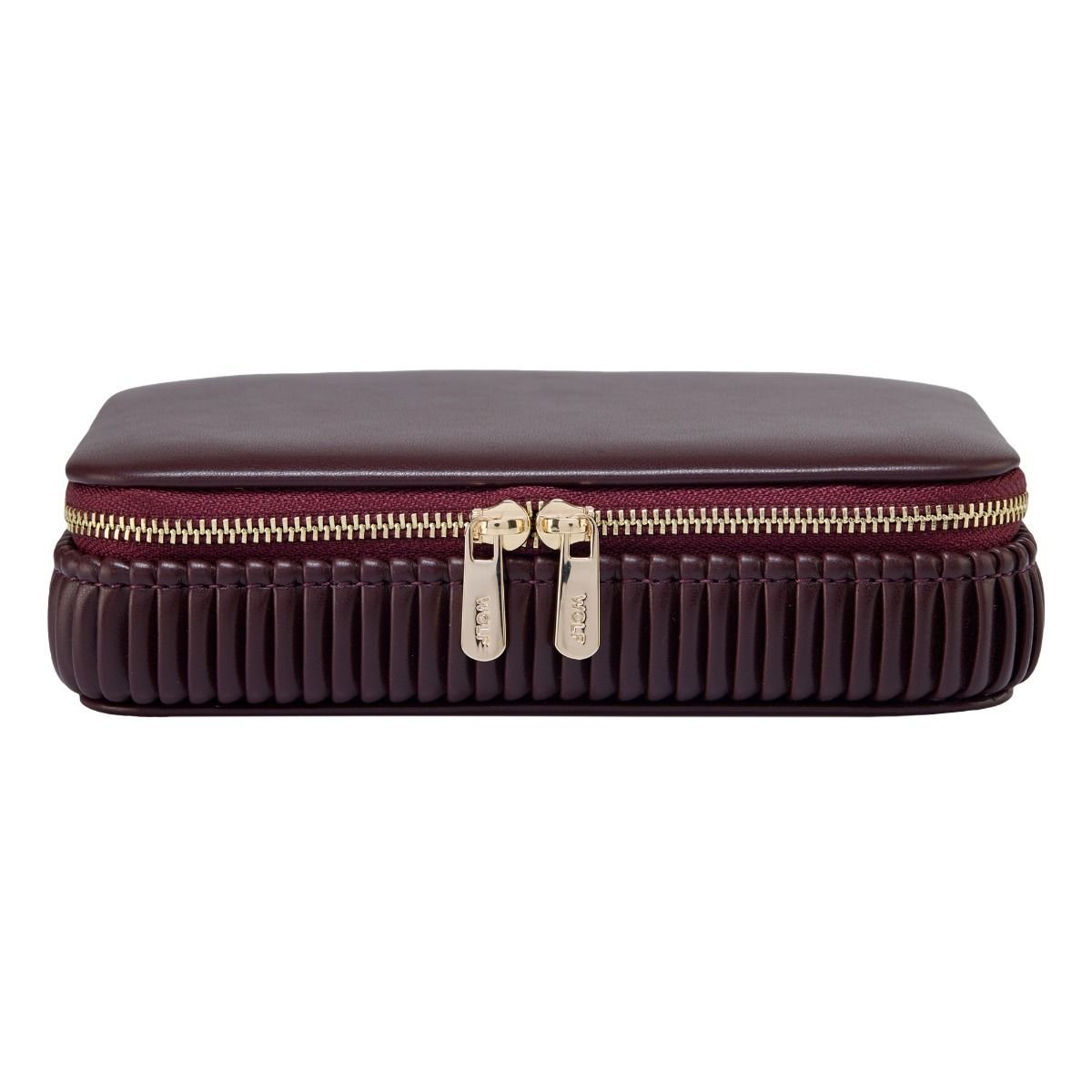 Wolf Bella Zip Case in Bordeaux - Aurum Jewels