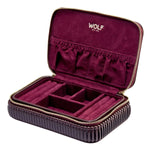 Wolf Bella Zip Case in Bordeaux - Aurum Jewels