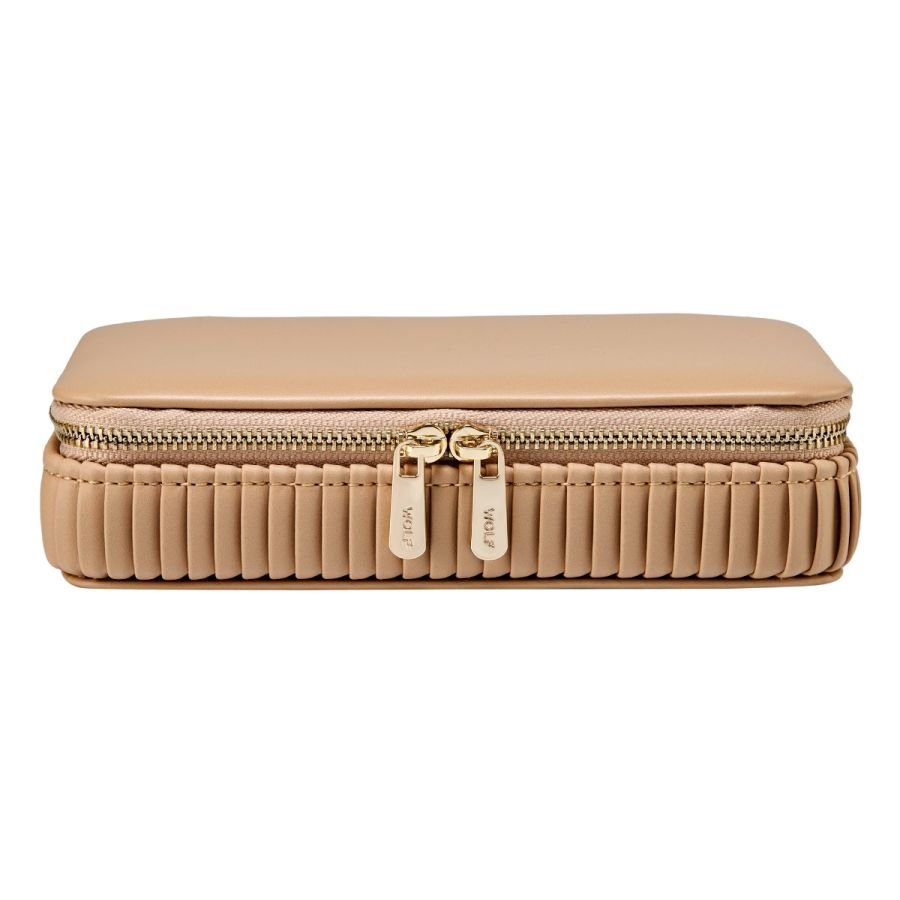 Wolf Bella Zip Case in Mocha - Aurum Jewels