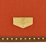 WOLF Ida Trunk Jewellery Box Orange - Aurum Jewels