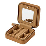 Wolf Lauren Zip Travel Case Caramel - Aurum Jewels