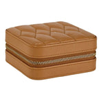 Wolf Lauren Zip Travel Case Caramel - Aurum Jewels