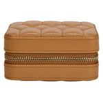 Wolf Lauren Zip Travel Case Caramel - Aurum Jewels