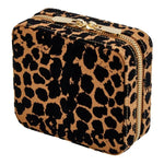 Wolf Savanna Leopard Print Jewellery Zip Case - Aurum Jewels