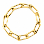 Yellow Gold Open Link Bracelet - Aurum Jewels