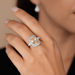 Yellow Sapphire & Diamond Ring - Aurum Jewels