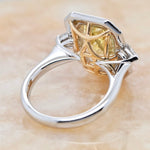 Yellow Sapphire & Diamond Ring - Aurum Jewels